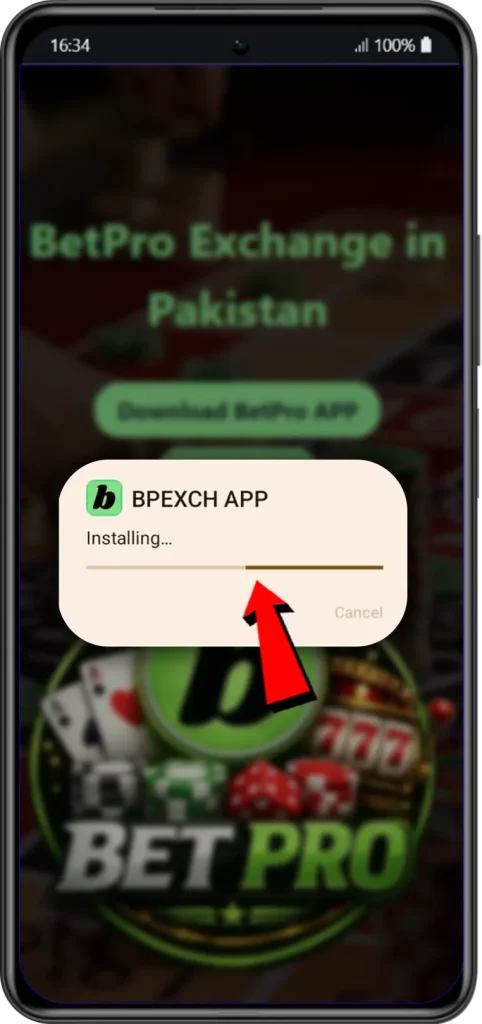 Betpro Download Step 4